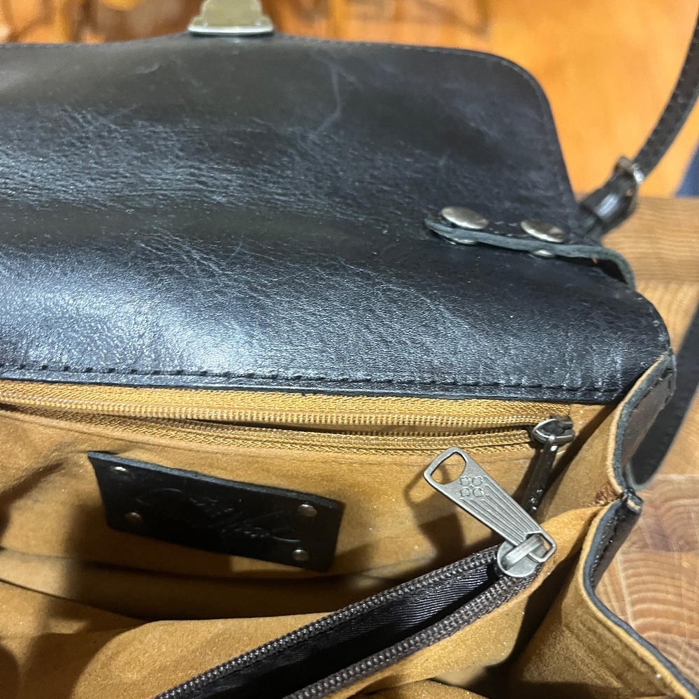 Patricia Nash Bianco Crossbody Black Leather Large Convertible Organizer WalletP - Picture 4 of 6